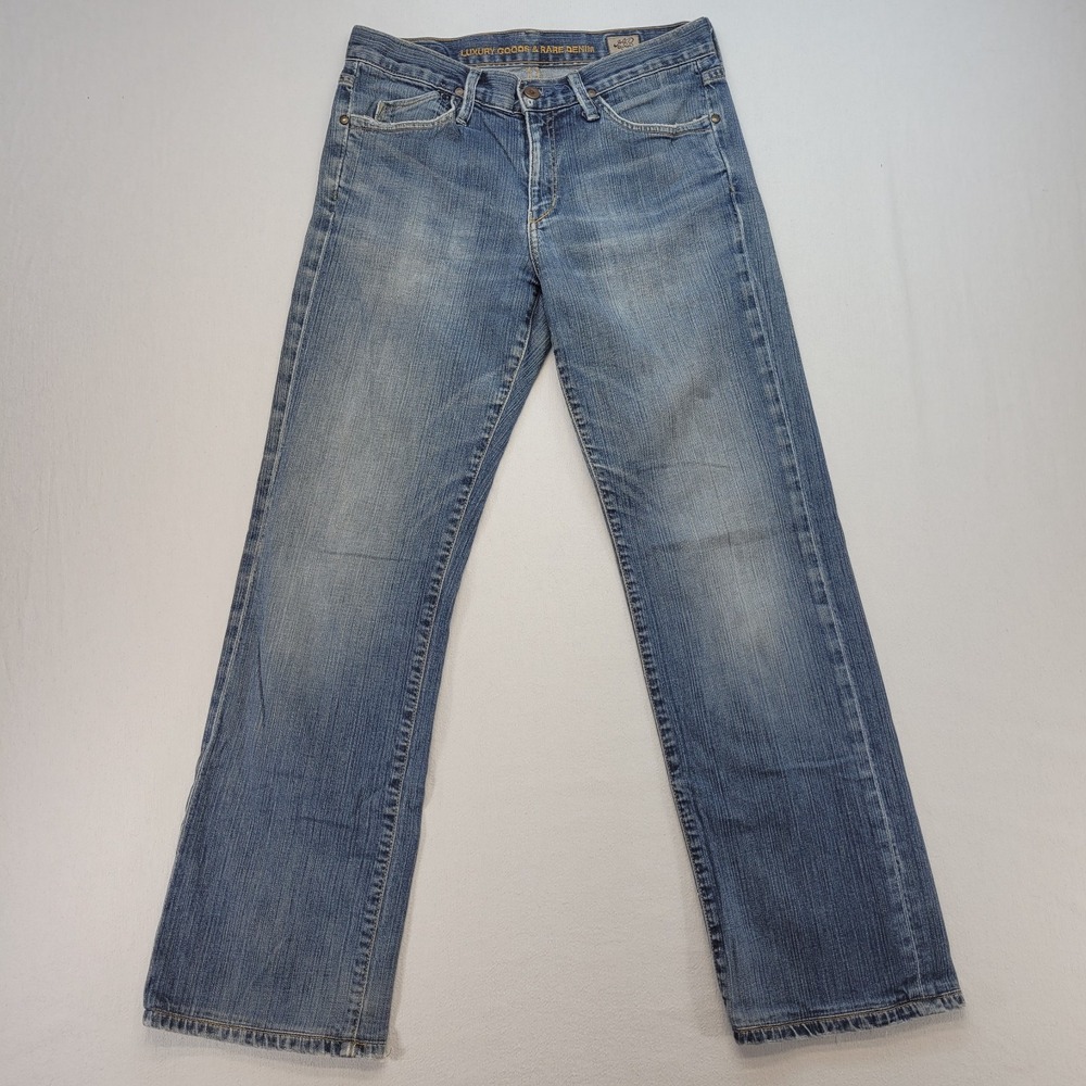 VTG‎ Gold Sign Jeans Womens 30 Blue Relaxed Straight Light Wash Y2K Denim